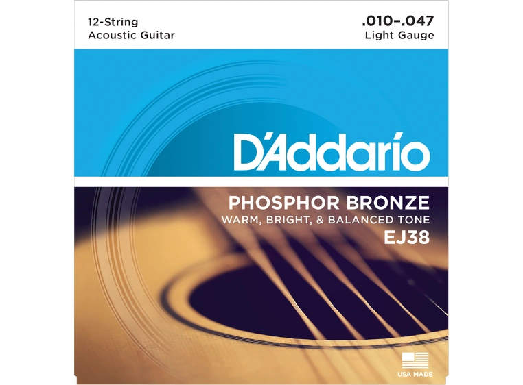 D'Addario EJ38 Phos.Bronze 12str. (010-047) 